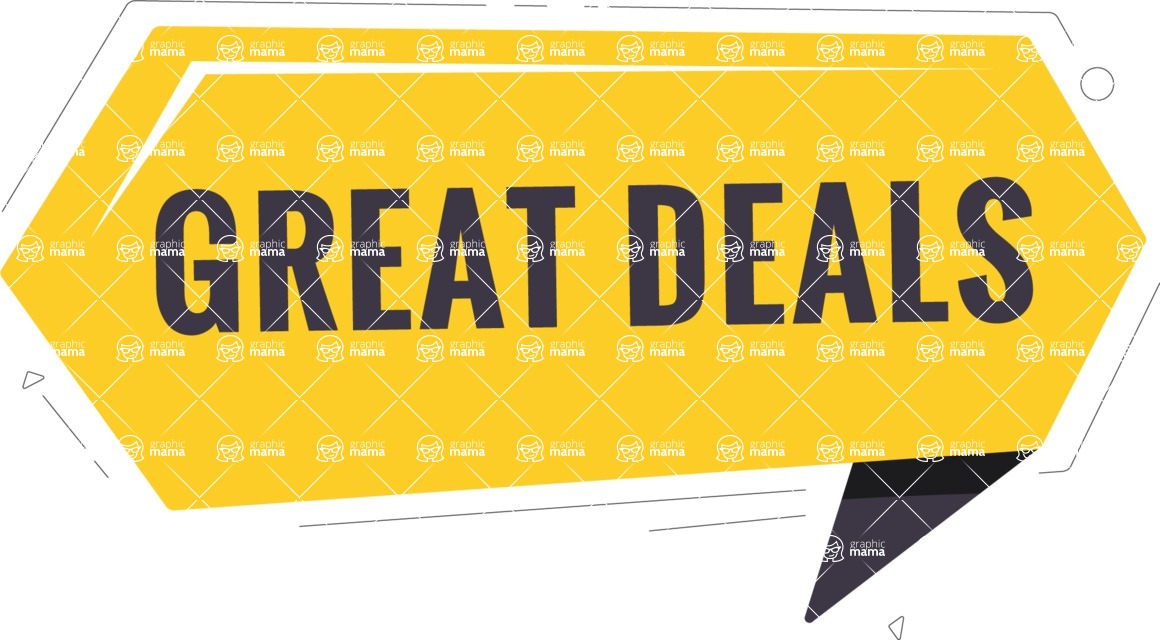 Sale Banner Templates Collection - Great Deals Vector Badge